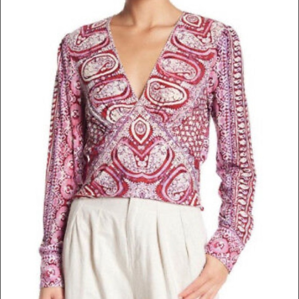 Free People Wild and Free Blouse